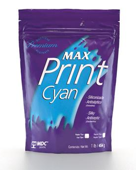 ALGINATO MAX PRINT CYAN TIPO II 454GR