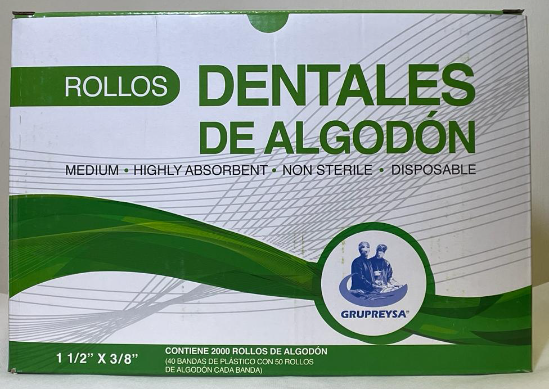 ALGODON DENTALES ROLLOS 2000 PZS GP