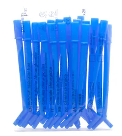 CANULAS QUIRURGICAS AZULES