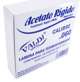 ACETATO RIGIDO NO.60 VALDI POR UNIDAD