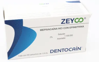 DENTOCAIN 2% CON EPINEFRINA ANESTESIA