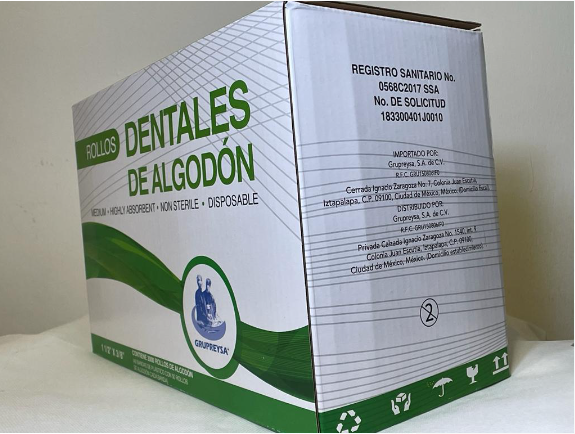 ALGODON DENTALES ROLLOS 2000 PZS GP