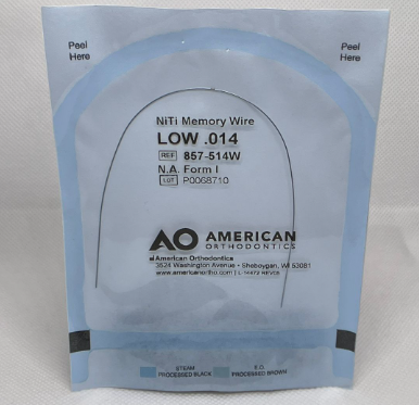 ARCO NITI LOW .014 AMERICAN ORTODONTICS