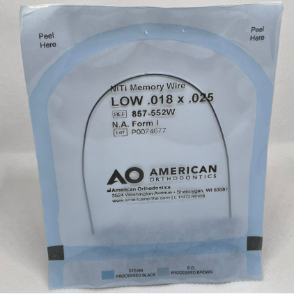 ARCO NITI LOW .018X .025 AMERICAN ORTODONTICS