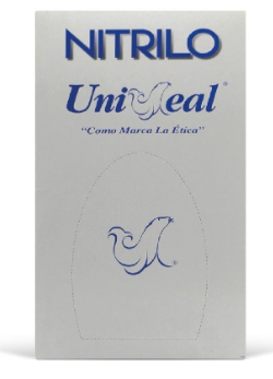 GUANTE NITRILO AZUL TALLA M UNISEAL