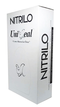 GUANTE NITRILO NEGRO TALLA M UNISEAL