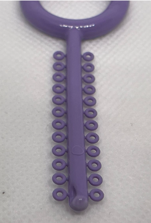 MODULO LLAVE COLOR MORADO AESTETHIC ORTODONCIA